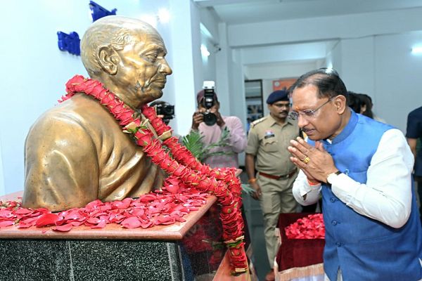  अपनी कर्मठता और दृढ़ इच्छाशक्ति से लौहपुरुष बने सरदार पटेल : विष्णु देव साय