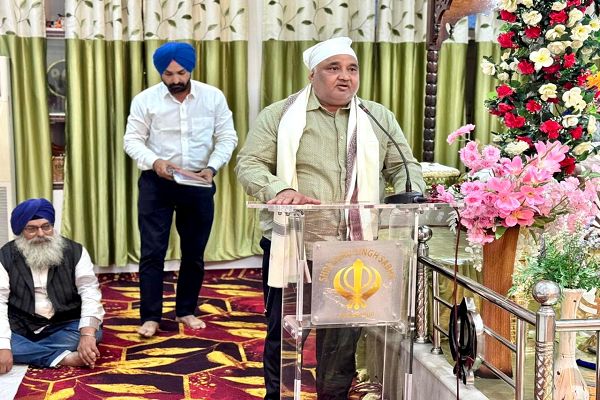 गुरु तेग बहादुर जी की 350वीं शहादत की शताब्दी पर अम्बिकापुर गुरुद्वारा में विशेष कीर्तन समागम