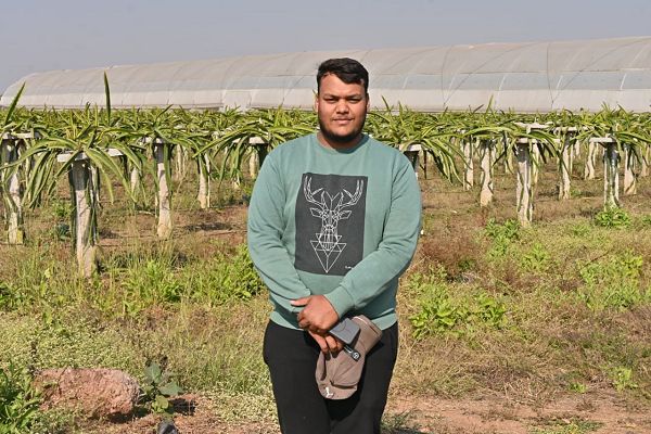 परंपरागत खेती छोड़कर ड्रेगन फ्रूट की राह किसान
