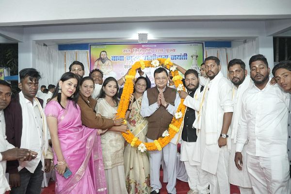 महान संत बाबा गुरु घासीदास जी की 269वीं जयंती समारोह में मंत्री श्री लखन लाल देवांगन हुए सम्मिलित