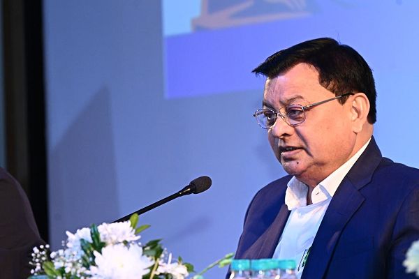 मंत्री लखन लाल देवांगन की पत्रकार वार्ता