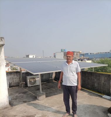  प्रधानमंत्री सूर्यघर मुफ्त बिजली योजना : श्री जितेन्द्र शर्मा को बिजली बिल से मिली राहत