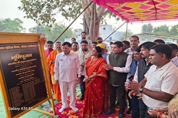 02 करोड़ से वार्ड क्र. 56 में बनेगा नाला, 38 लाख रू. से सरदार पटेल चौक का होगा सौंदर्यीकरण