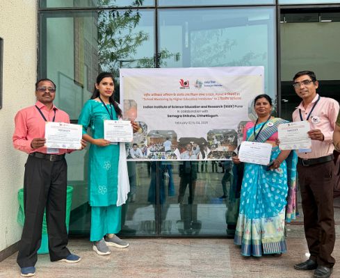  गरियाबंद व्याख्याताओं को आईआईएसईआर पुणे में मिला छात्र-केंद्रित पेडागॉजी का प्रशिक्षण