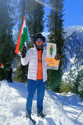 9000 फीट की ऊंचाई पर राजिम कुंभ कल्प का प्रचार