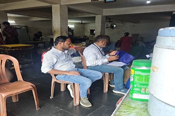 रक्षाबंधन पर्व के मद्देनजर खाद्य प्रतिष्ठानों में सघन निरीक्षण जारी