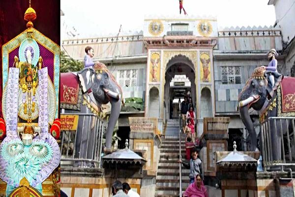 भगवान चारभुजा नाथ को 1 लाख 10 हजार रुपए के नोटों से बनी पोशाकें पहनाई गईं&hellip;