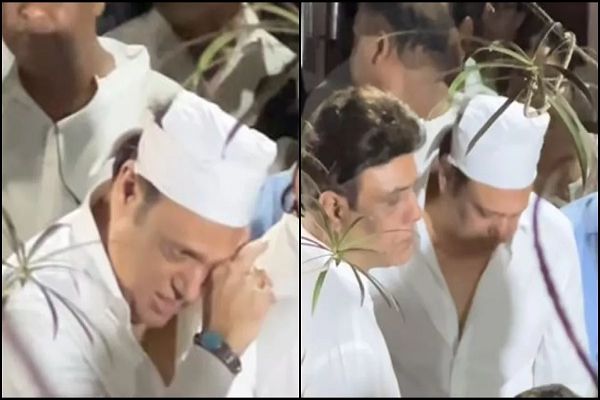 पूर्व सेक्रेटरी की मौत से टूटे Govinda, अंतिम संस्कार में नहीं रोक पाए आंसू;