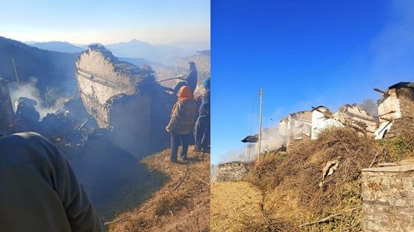 सिलेंडर फटने के बाद घर में लगी आग, एक ही परिवार के 6 लोगों की मौत