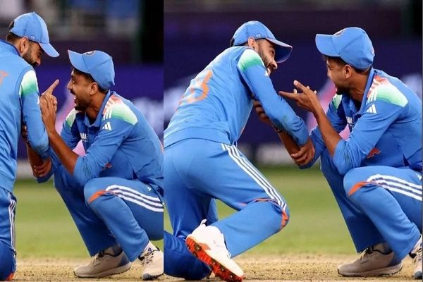  Virat Kohli ने बढ़ा दिया भारतीय खिलाड़ी का कद, बीच मैदान पर छुए पैर; वजह बेहद मजेदार